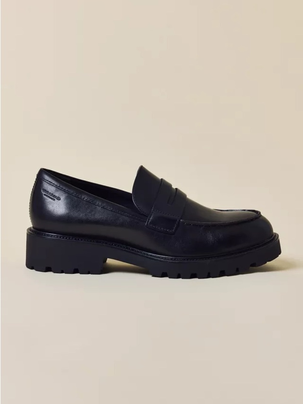 Vagabond Kenova Loafers Black Leather Penny Chunky Lug Sole Preppy Womens Size 8 - Picture 11 of 11